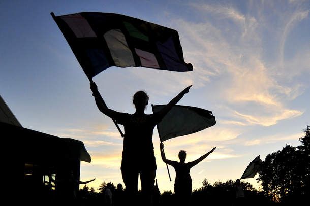 jual flag marchingband