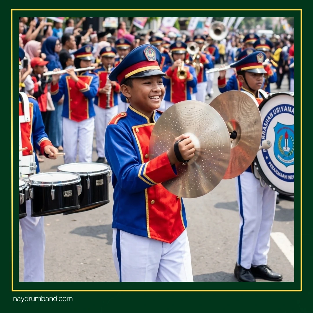 alat drumband simbal